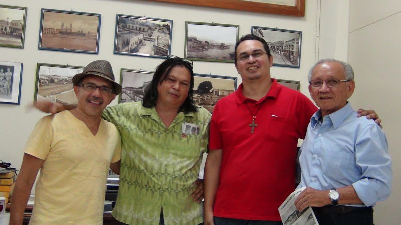 Jeso Carneiro, Eduardo Dias, Pe. Sidney Canto e William Coelho - Sócios do IHGTap